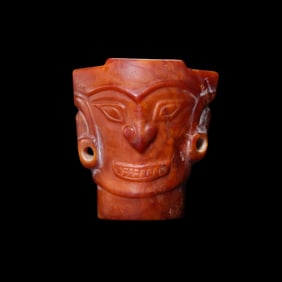 Jade face of Shijiahe culture in Neolithic period of China
