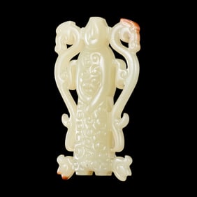 Chinese Han Dynasty jade human figure