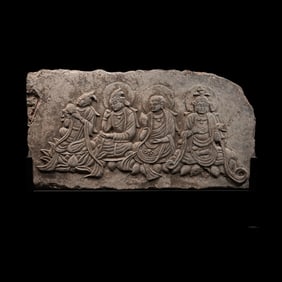Chinese Tang Dynasty Buddhist stone tablet