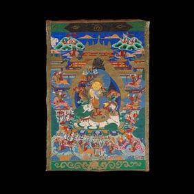 Chinese Qing Dynasty Buddhist Thangka