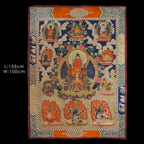 Chinese Qing Dynasty Buddhist Thangka
