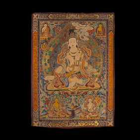 Chinese Qing Dynasty Buddhist Thangka