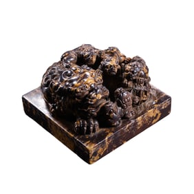 Shoushan stone seal from the Qing Dynasty, China