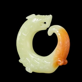 Jade Dragon of the Western Zhou Dynasty in China