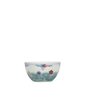 Doucai cup from the Chenghua period of the Ming Dynasty, China