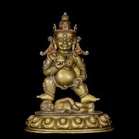 Chinese Ming Dynasty Alloy Bronze Buddha Statue