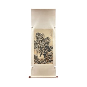 Chinese calligraphy and painting - Wang Shimin