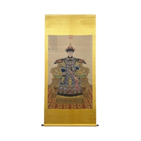 Chinese calligraphy and painting - Lang Shining