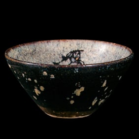 Chinese Southern Song Dynasty Jizhou kiln paper-cut flower cup