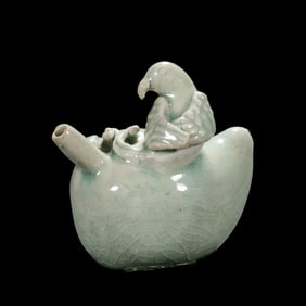 Chinese Song Dynasty Celadon Bird-shaped Water Jar