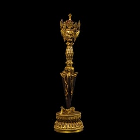 Chinese 17th-century Tibetan Buddhist Vajra