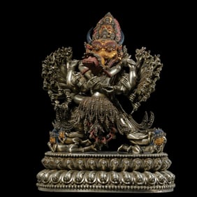 Standing statue of Vajrabhairava from the Yongle period of the Ming Dynasty in China