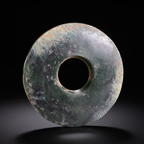 Jade discs from the Neolithic period in China