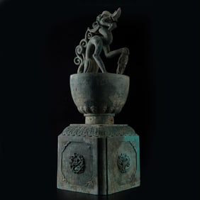 Dragon-patterned incense burner from the Liao Dynasty in China