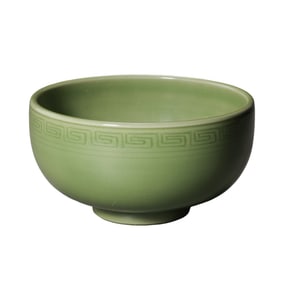 Longquan celadon bowl from the Yuan Dynasty in China