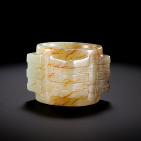 Jade Cong from the Han Dynasty in China