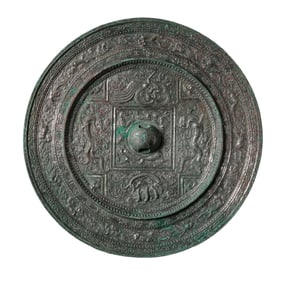 Chinese Han Dynasty bronze mirror