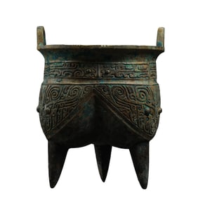 Bronze artifacts from the Shang and Zhou dynasties in China