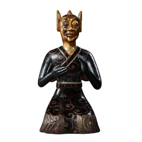 Jade kneeling figure from the Han Dynasty in China