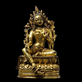 15th-century Tibetan Tara statue