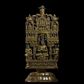 Chinese Ming Dynasty Alloy Bronze Buddhist Statue