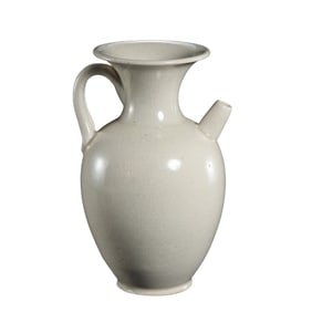 White porcelain ewer from Gongxian kiln, Tang Dynasty, China