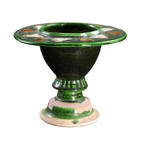 Chinese Tang Dynasty Sancai (three-color glazed) incense burner