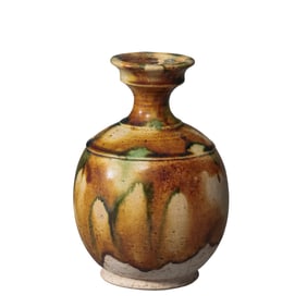 Chinese Tang Dynasty Sancai (three-color glazed) bottle