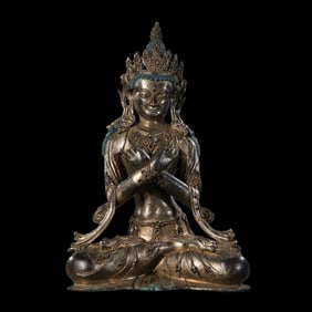 Ming Dynasty bronze seated Buddha statue