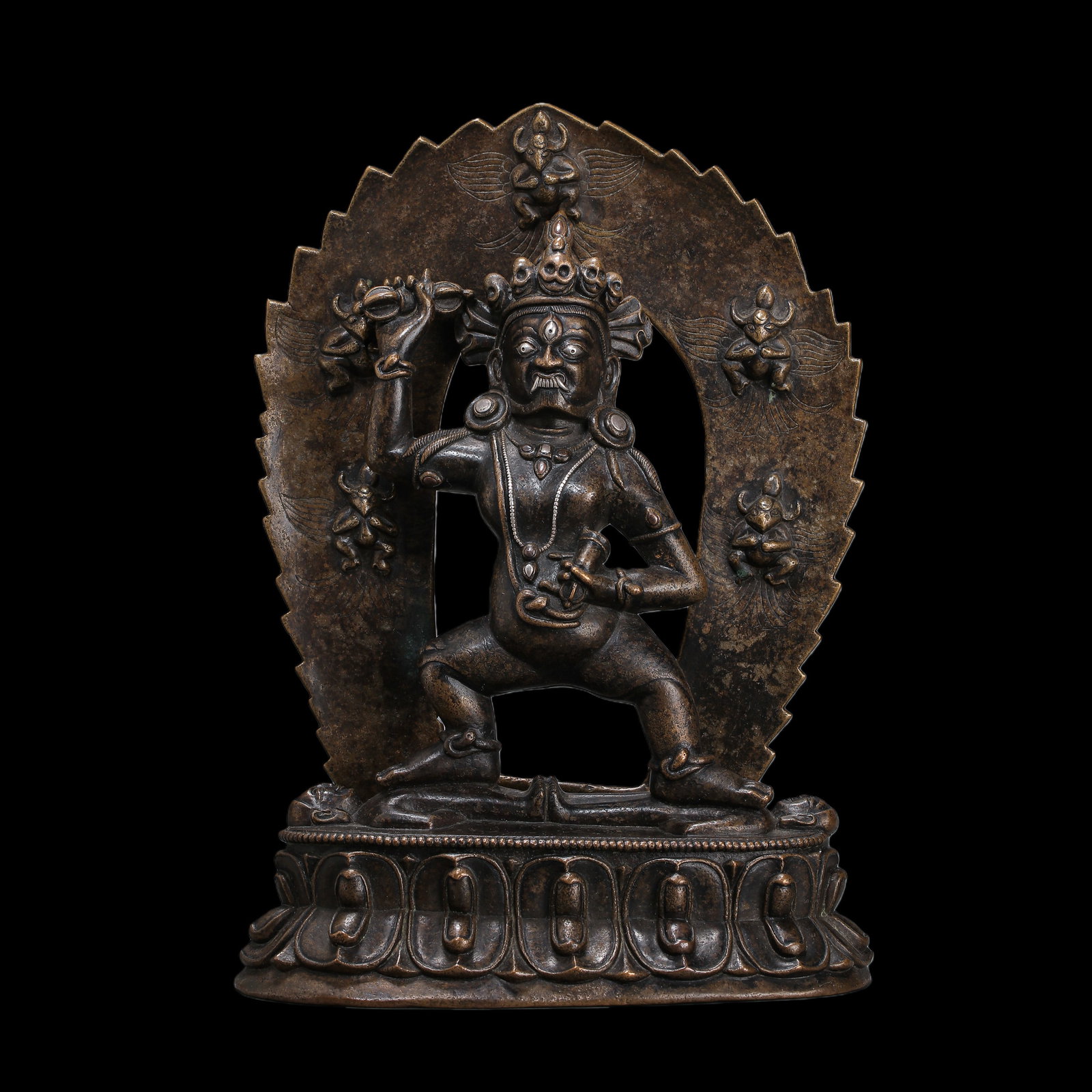 Qing Dynasty Alloy Bronze Standing Buddha Statue (1 of 8)