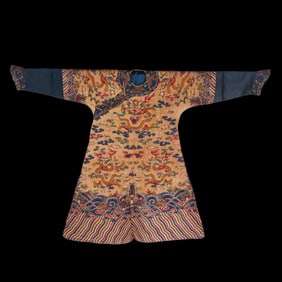 Qing Dynasty dragon-patterned kesi dragon robe