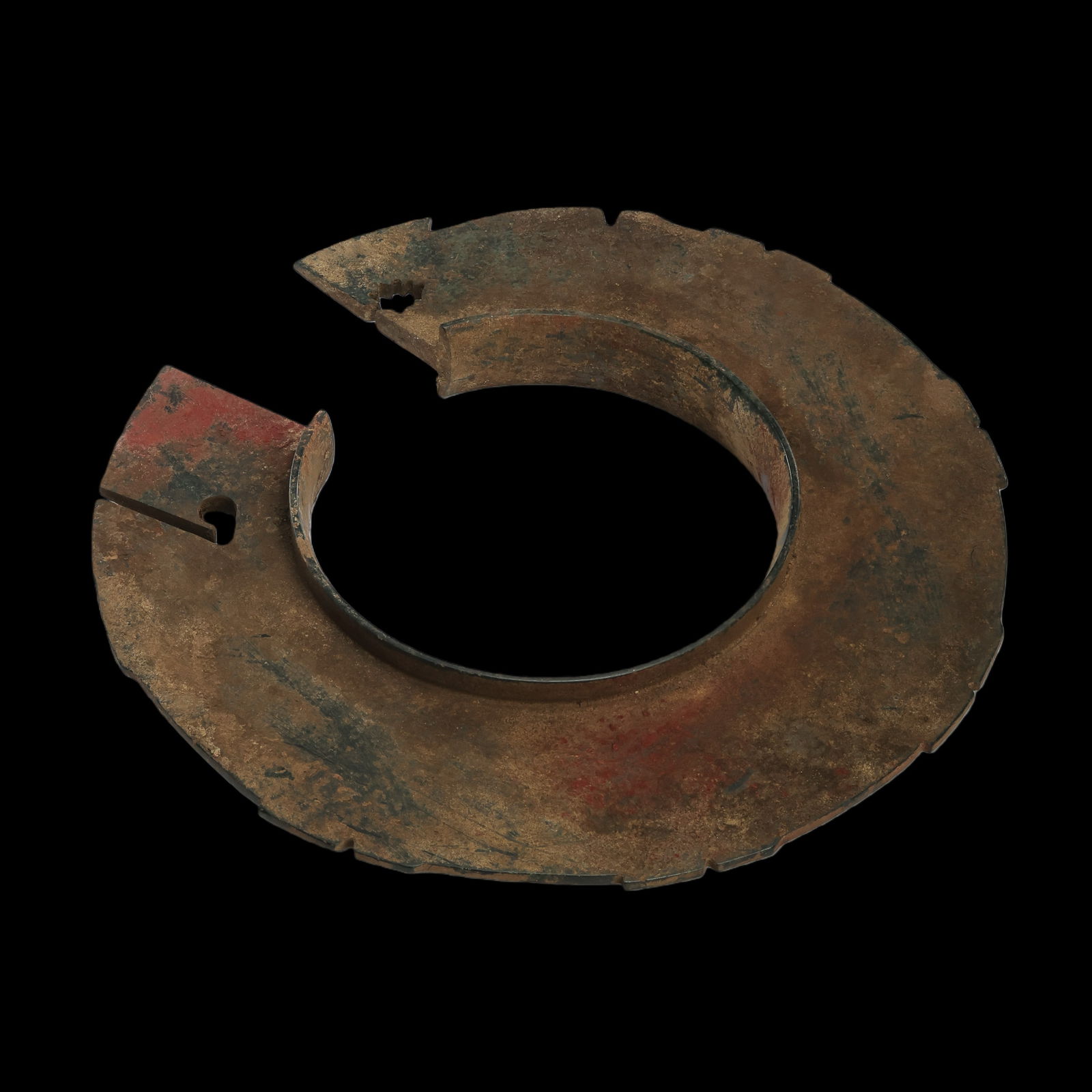 Jade rings from the Neolithic period in China (1 of 9)