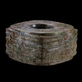 Jade Cong from the Liangzhu Culture of the Neolithic Period in China