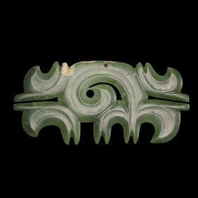Jade pendant with cloud pattern from the Hongshan period in China