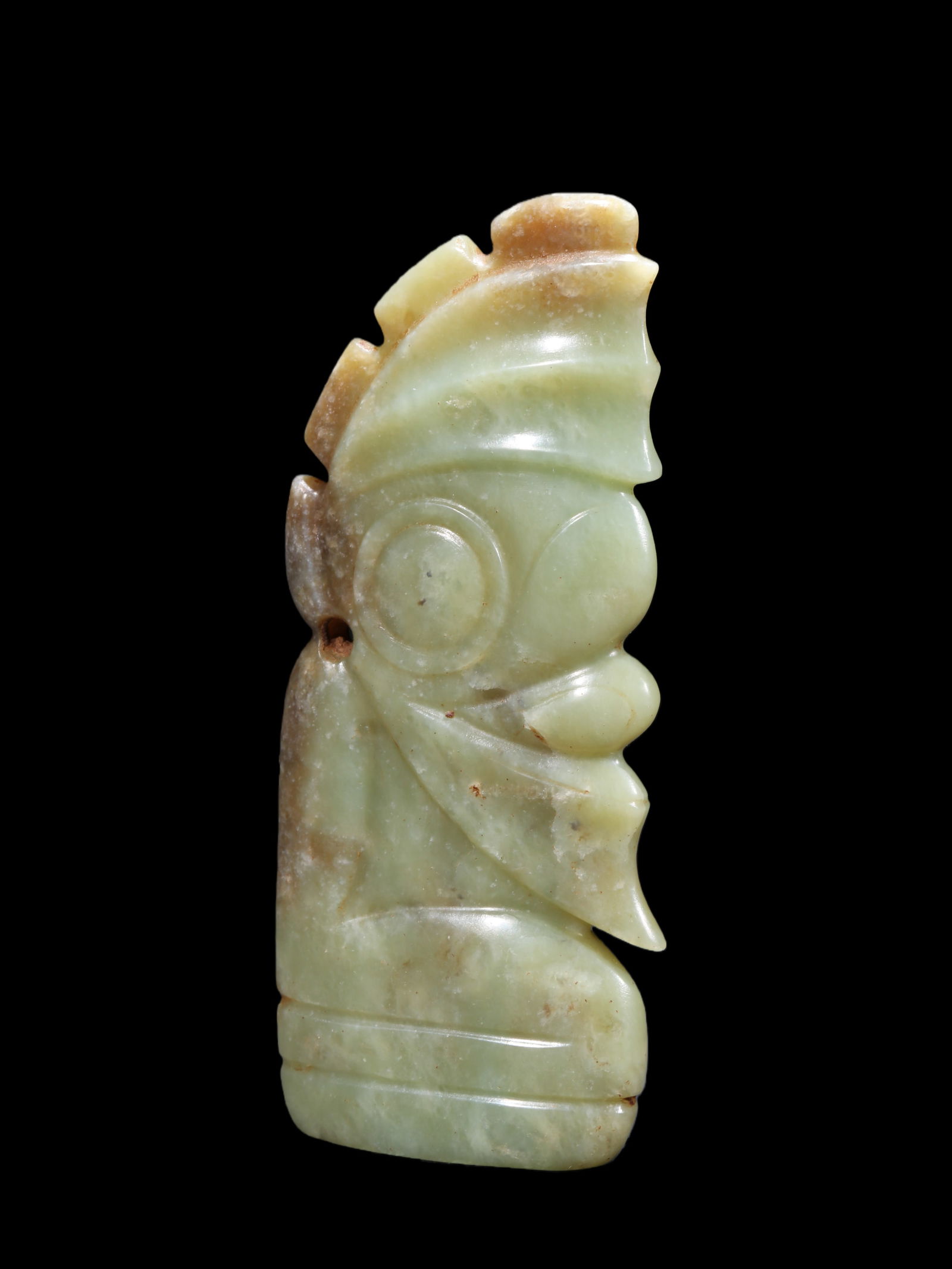 Jade deity statue from the Hongshan period in China (1 of 9)