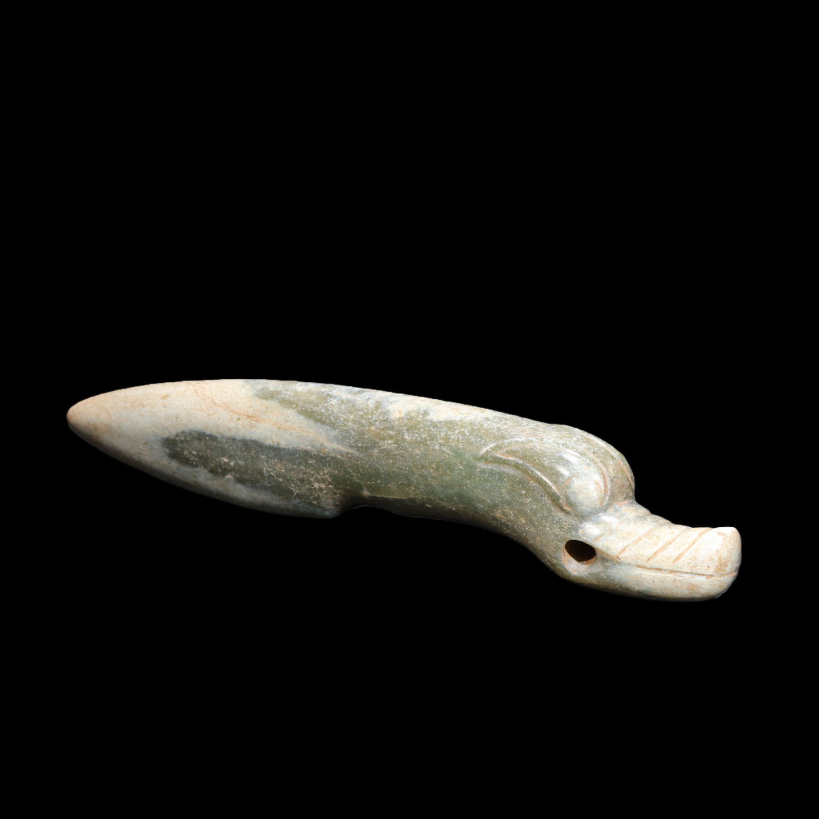 Jade Dragon from the Hongshan Period in China (1 of 6)