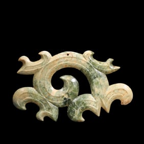 Jade pendant with cloud pattern from the Hongshan period in China