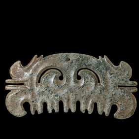 Jade pendant with cloud pattern from the Hongshan period in China