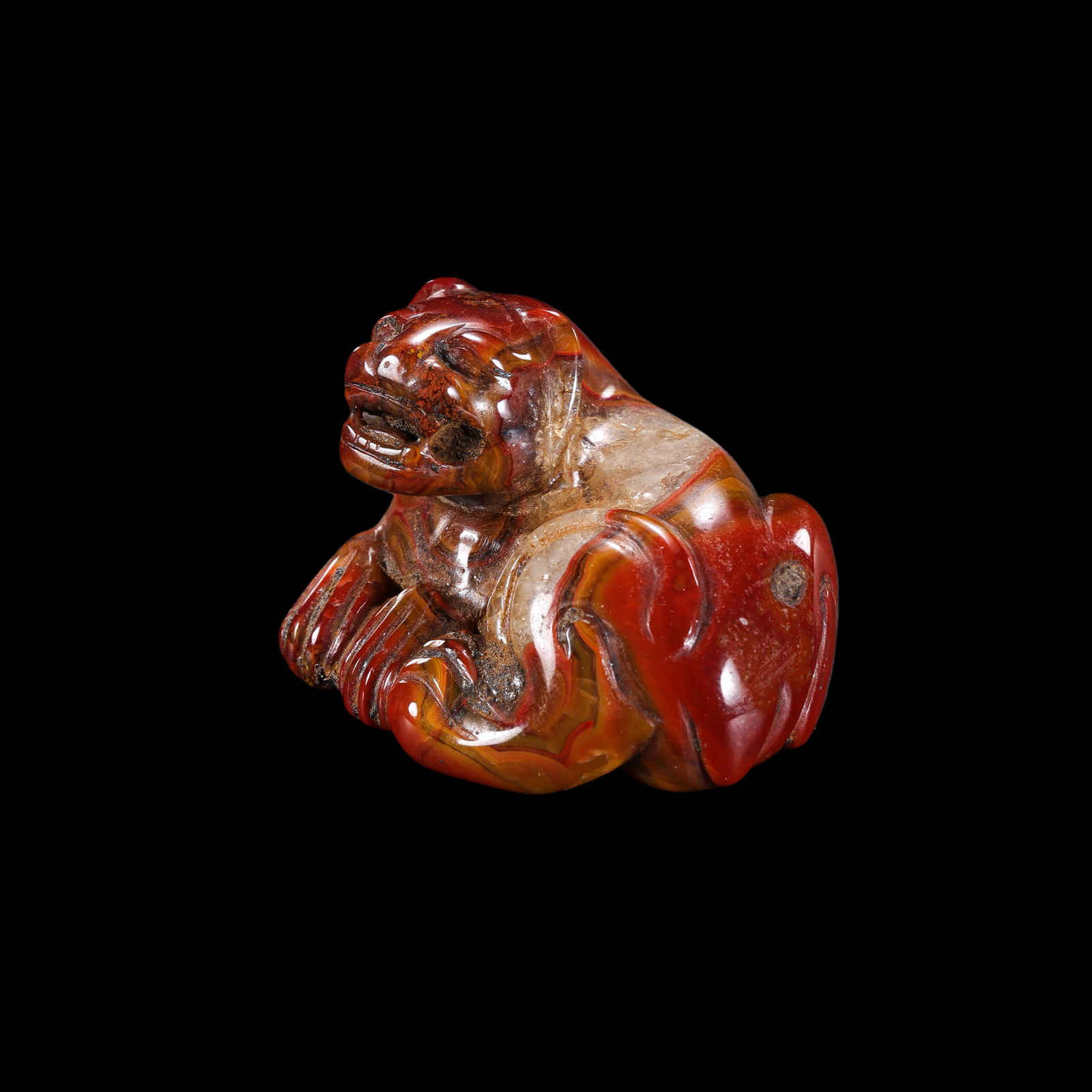 Chinese Han Dynasty Agate Beast (1 of 9)