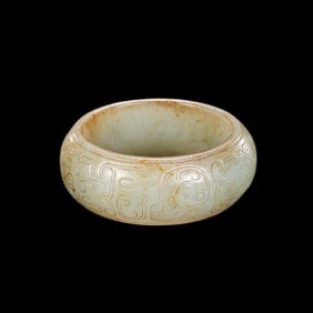Chinese Han Dynasty jade bracelet