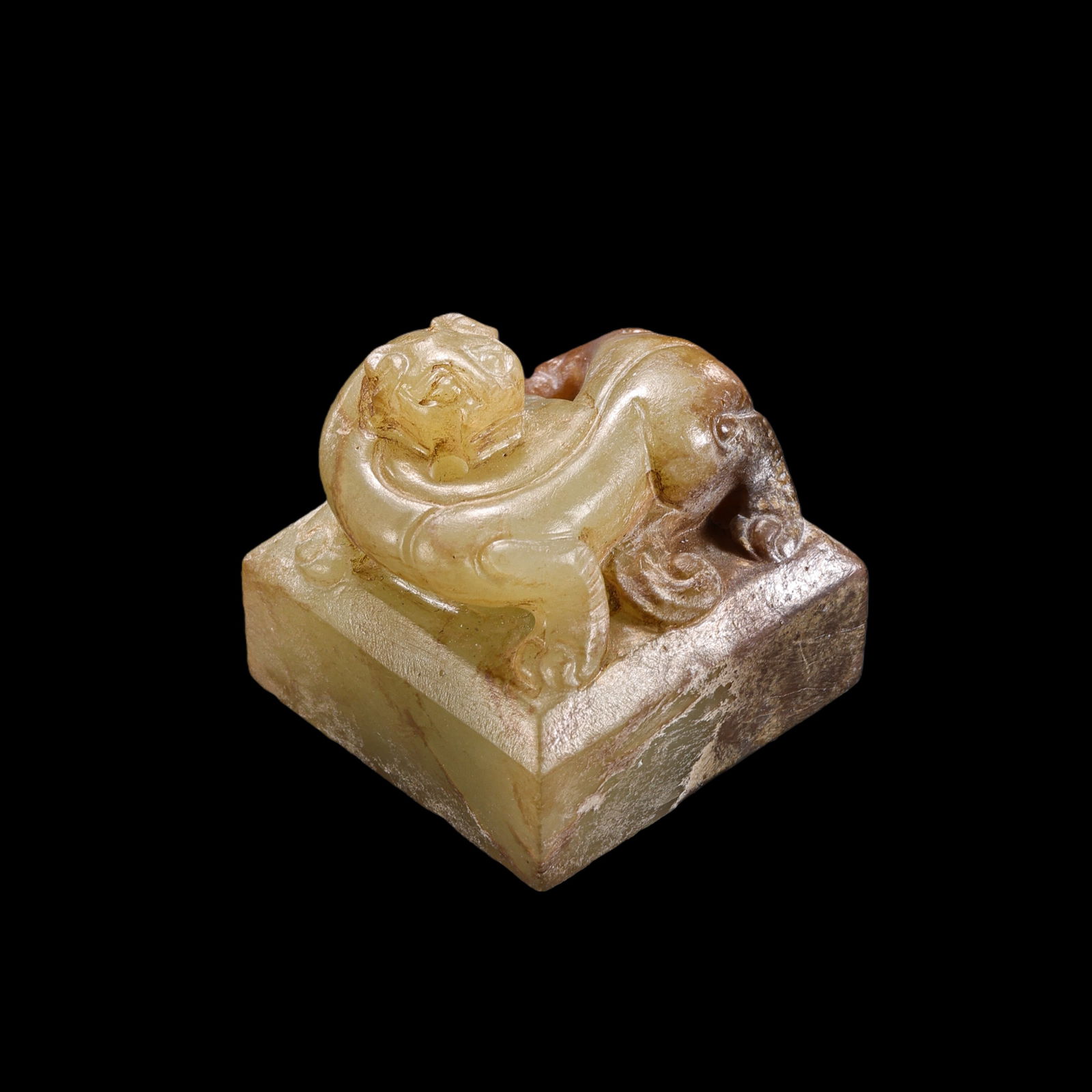Chinese Han Dynasty jade seal (1 of 8)