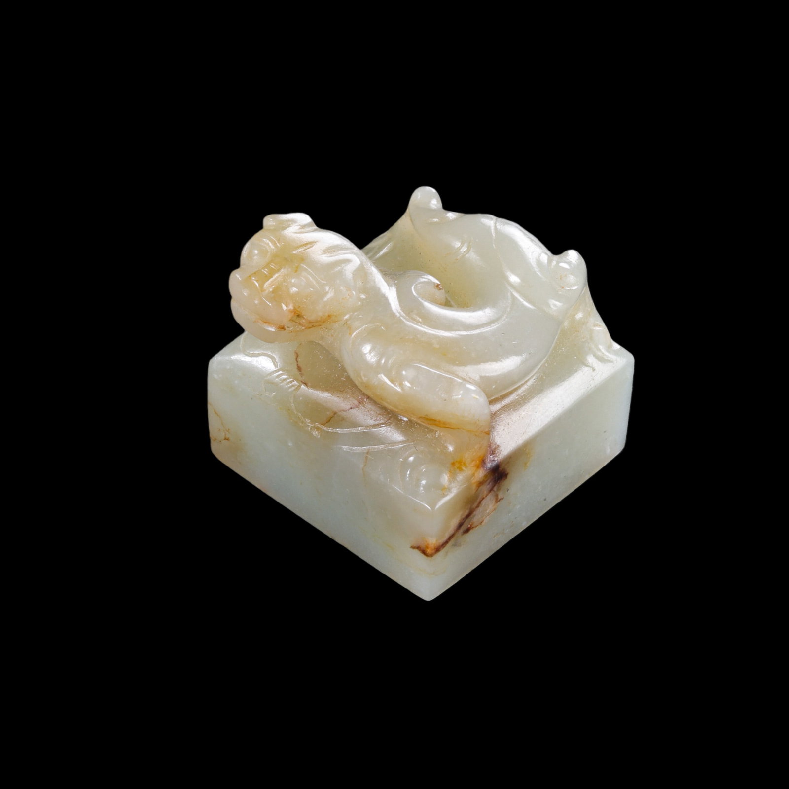 Chinese Han Dynasty jade seal (1 of 10)