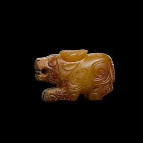 Jade Beasts from the Zhou Dynasty in China