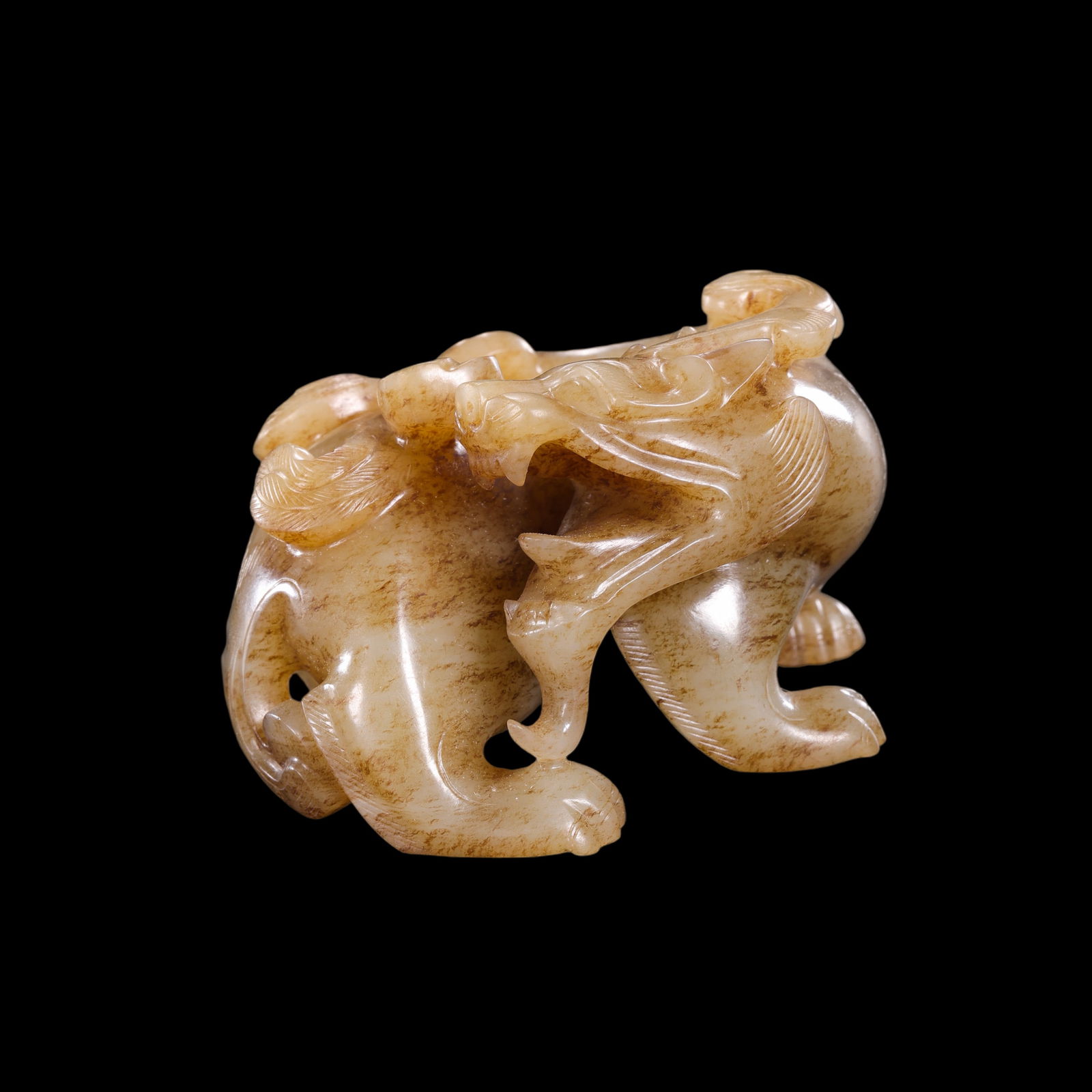 Jade Beasts from the Han Dynasty in China (1 of 9)