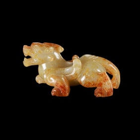 Jade Beasts from the Han Dynasty in China