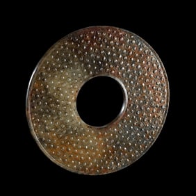 Jade Bi from the Han Dynasty in China