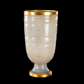 Chinese Han Dynasty Jade Cup