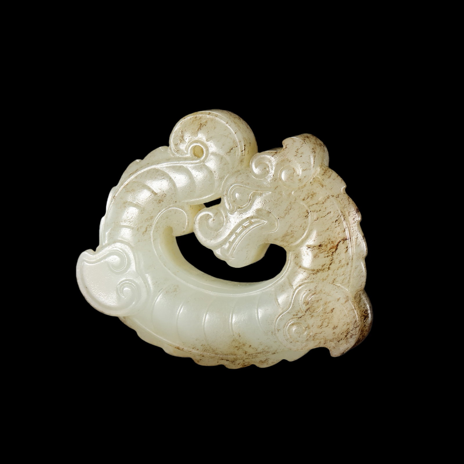 Chinese Han Dynasty jade pendant (1 of 7)