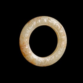 Jade rings from the Han Dynasty in China