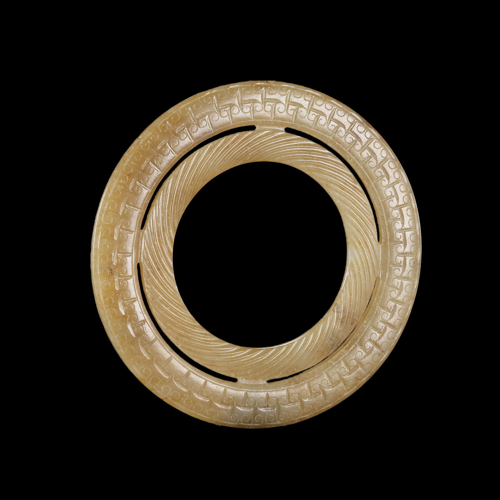Jade rings from the Han Dynasty in China (1 of 11)